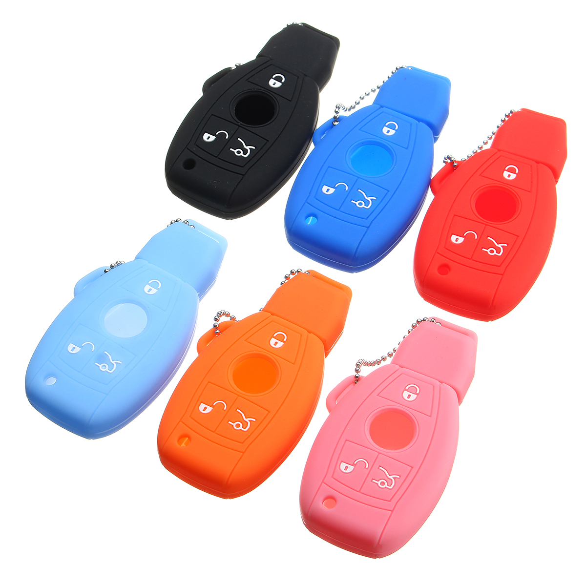 Silica-Gel-Remote-Key-Case-Protect-Sleeve-For-Mercedes-1390106