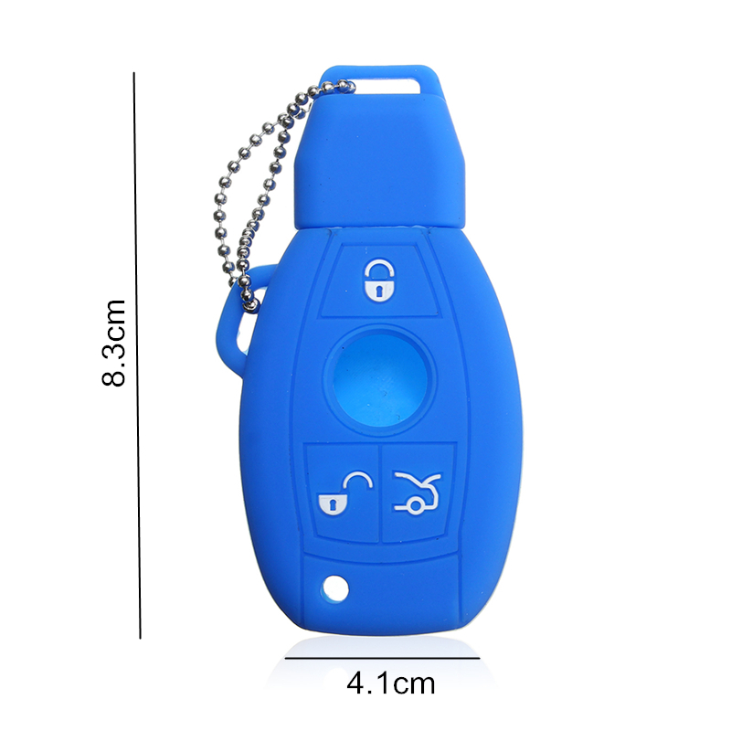 Silica-Gel-Remote-Key-Case-Protect-Sleeve-For-Mercedes-1390106