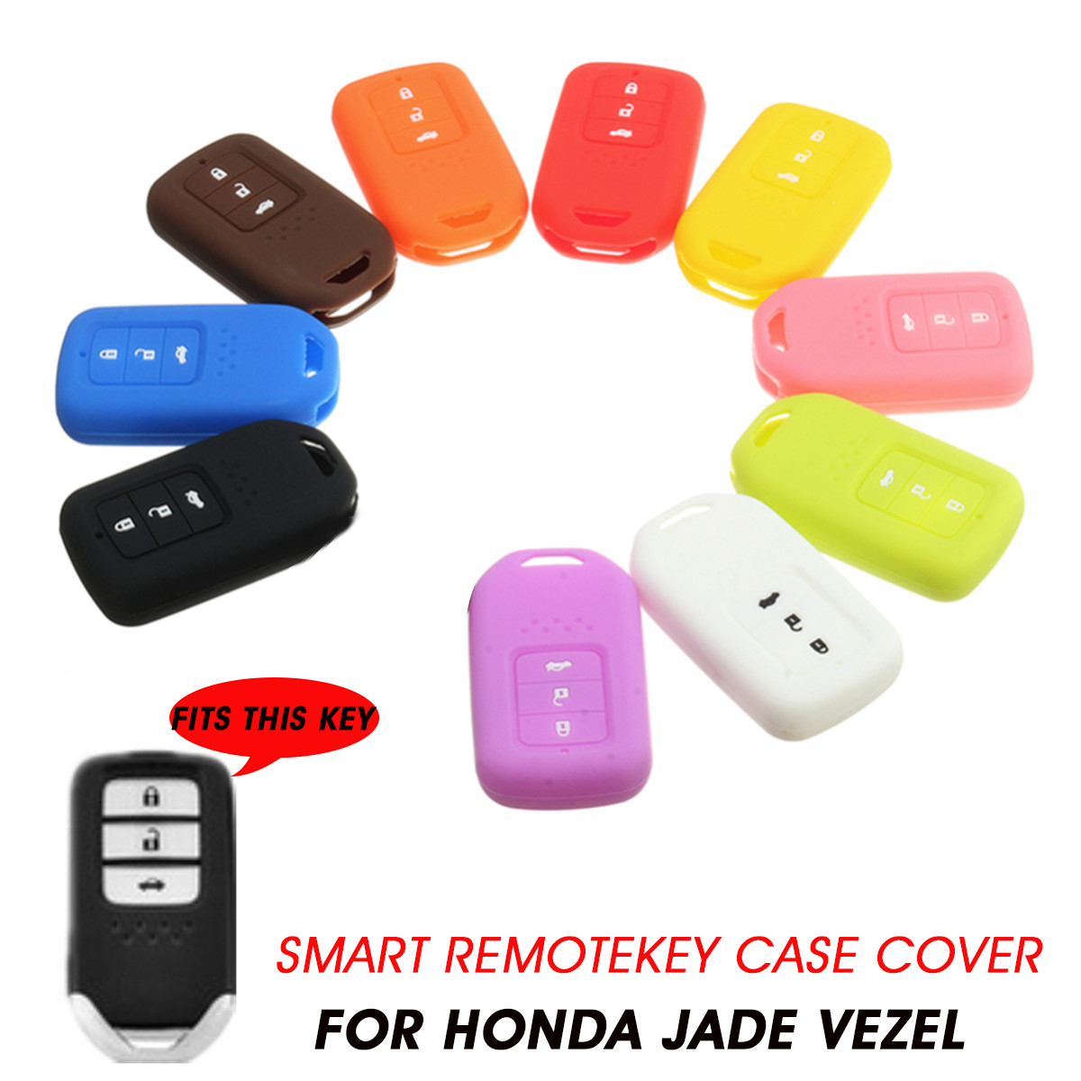 Silicone-3-Button-Smart-Remote-Key-Case-Fob-Cover-For-Honda-Jade-Vezel-1785540