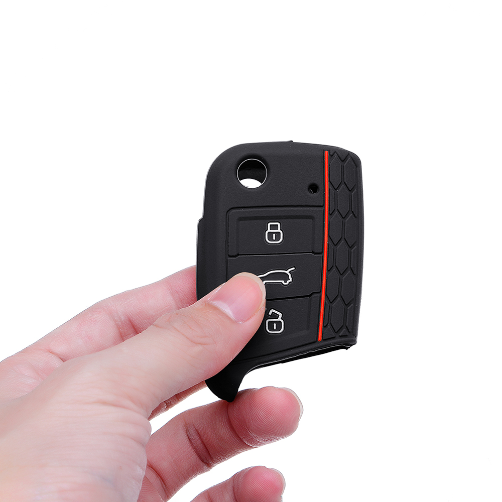 Silicone-Car-Key-CaseBag-Protector-Cover-for-Volkswagen-VW-Golf-7LamandoSkoda-Octavia-1318793