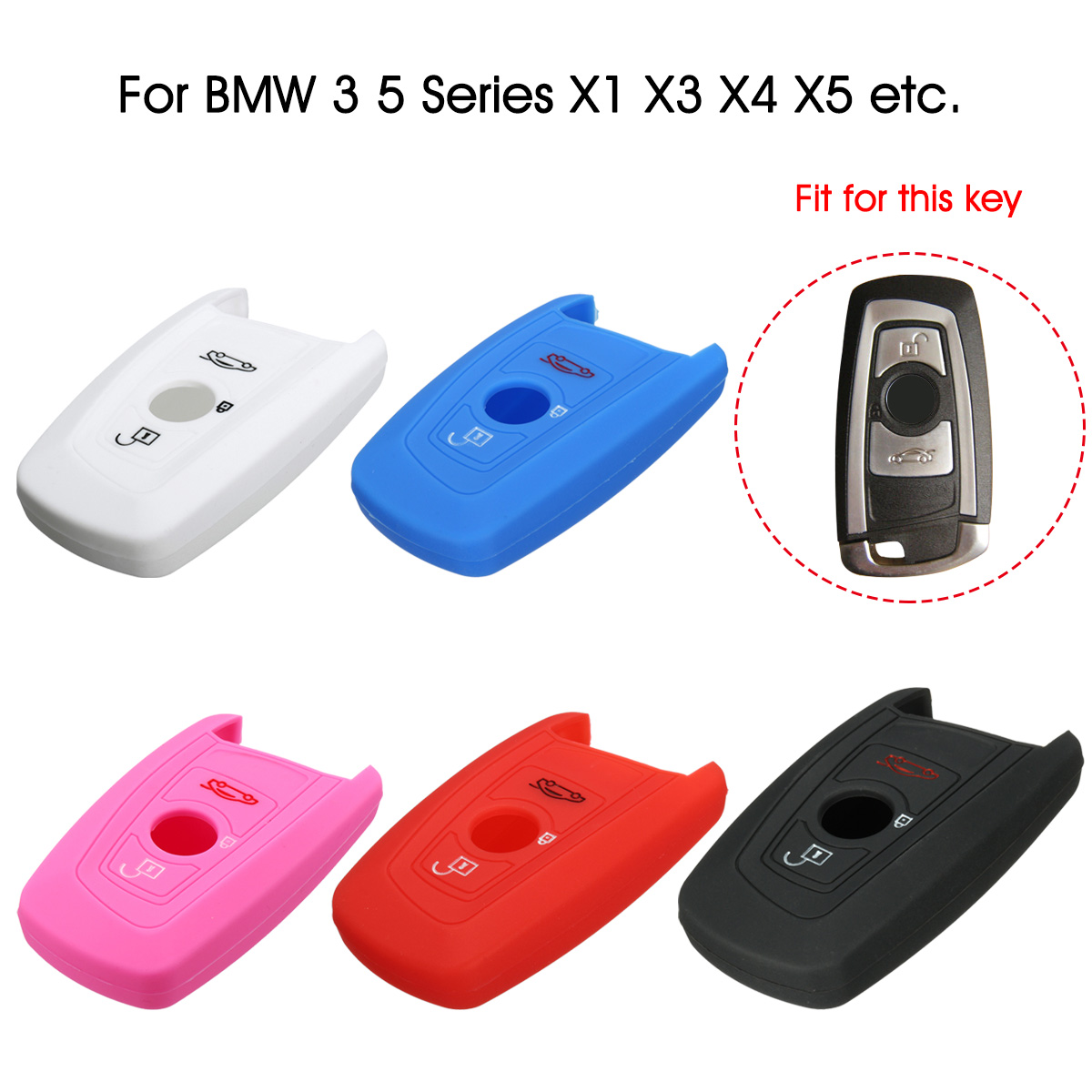 Silicone-Remote-Key-Cover-Case-Holder-3-Buttons-for-BMW-3-5-Series-X1-X4-X5-1428708