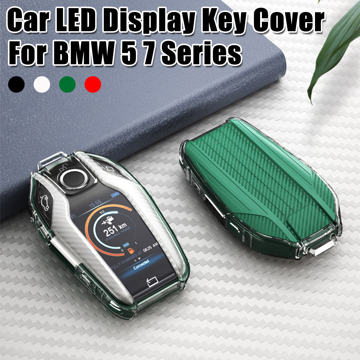 Soft-TPU-Car-LED-Display-Key-Cover-Case-Shell-For-BMW-5-7-Series-G11-G12-G30-1763478