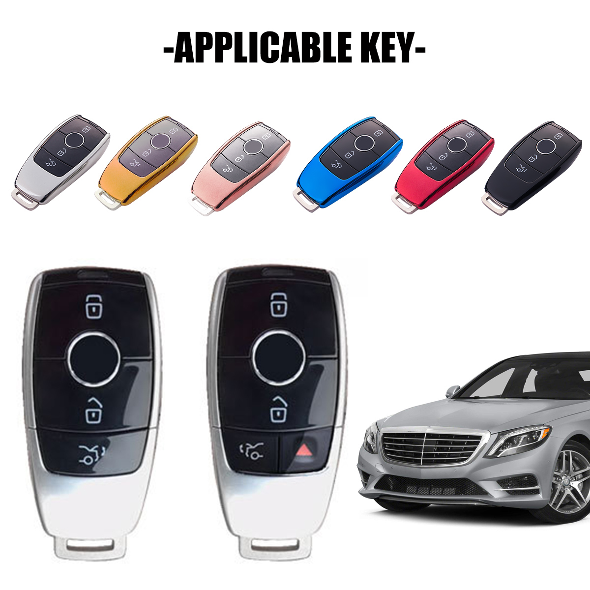 TPU-Remote-Smart-Key-Cover-Fob-Case-Shell-For-Mercedes-E-Class-2017-up-S-Class-1668489