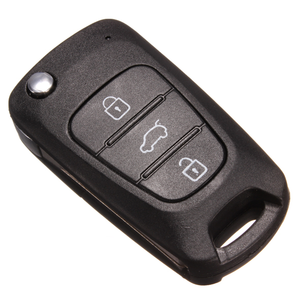 Three-Button-Flip-Key-Case-Shell-for-Hyundai-i20-i30-Black-with-Blade-927720
