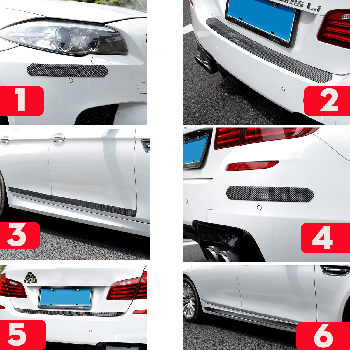 Universal-Car-Bumper-Corner-Door-Protect-Strip-Sill-Plate-Panel-100cm-x-7cm--100cm-x-10cm-1582926