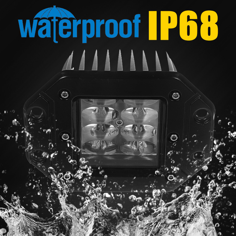 1PC-DC10-30V-160W-4-Inch-Flush-Mount-LED-Work-Lights-Spot-Beam-Flood-Reverse-Truck-1766687