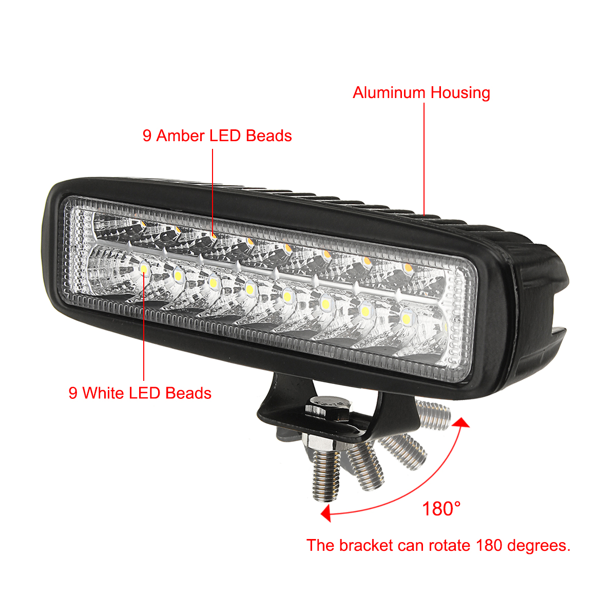 1PCS-6Inch-18LED-Flood-LED-Work-Light-Bar-18W-Amber-White-for-Off-Road-Truck-SUV-1327006
