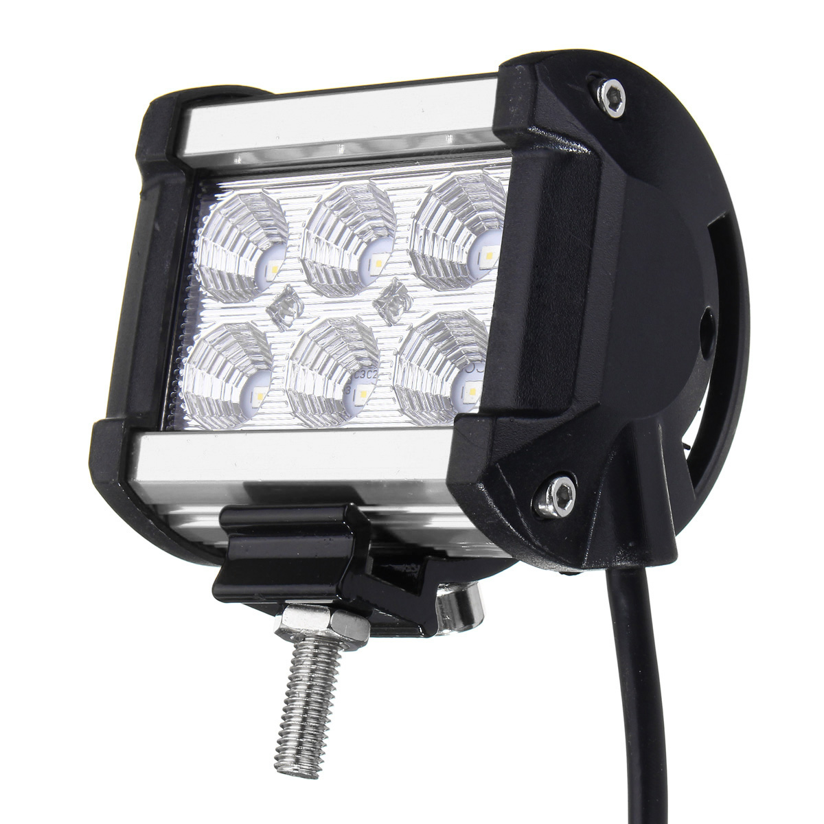 4-Inch-18W-LED-Light-Bar-Flood-Off-Road-Car-Truck-12V-1187743