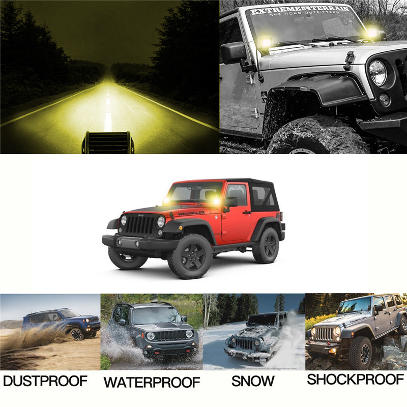 4Inch-12LED-24W-Car-Truck-Off-road-LED-Work-Light-Bar-Driving-Fog-Flood-Beam-Lamp-Red-Yellow-1219242