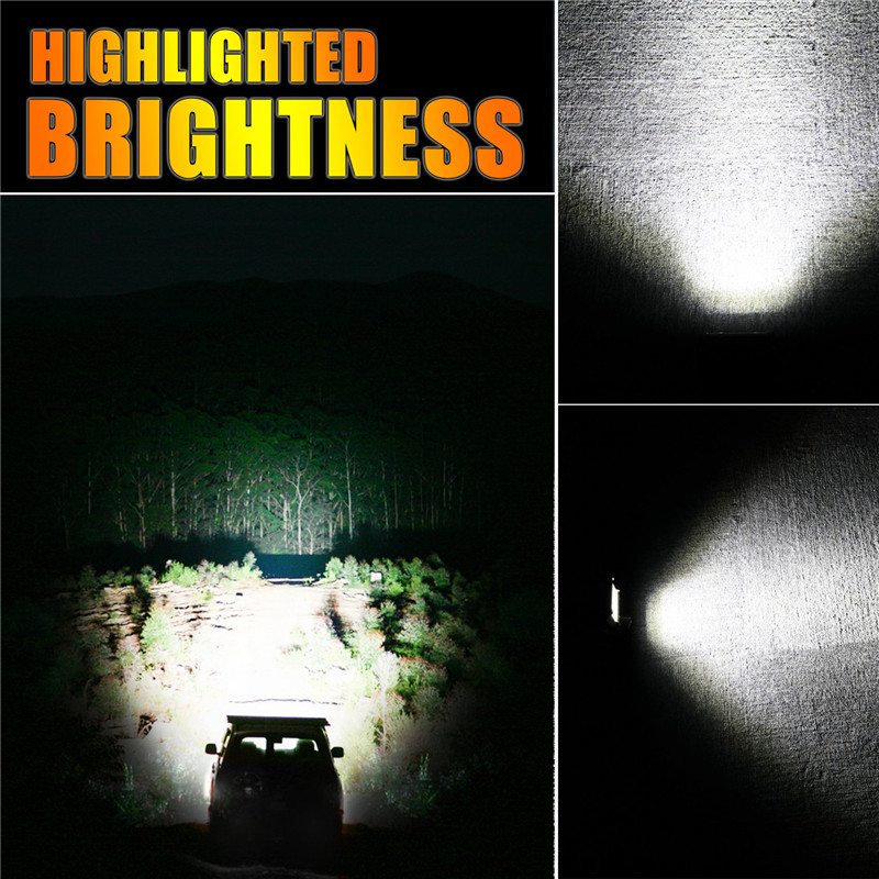 4Inch-60W-2400LM-Tri-row-LED-Work-Light-Bar-Combo-Fog-Driving-White-for-Offroad-Truck-Boat-ATV-1360335