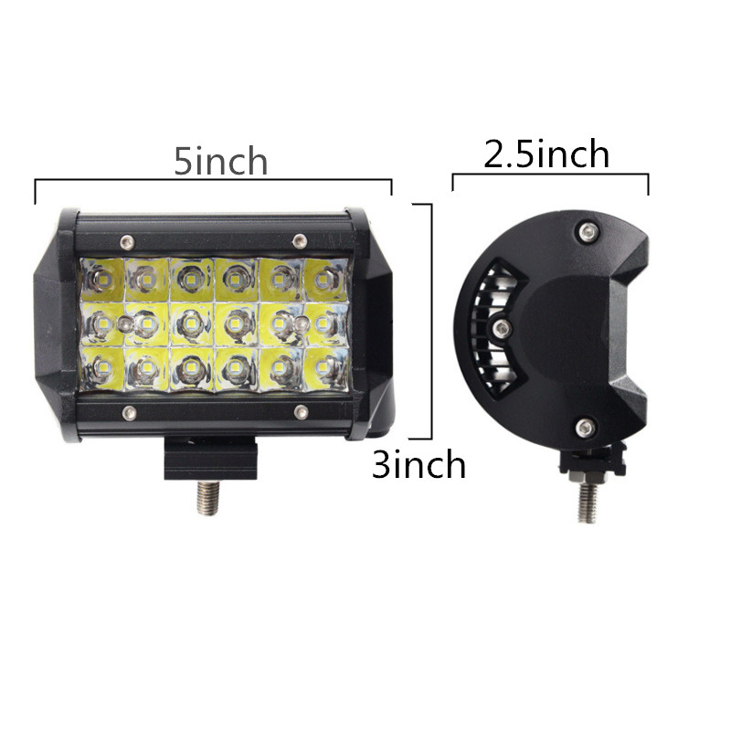 5-Inch-36W-LED-Work-Light-Bar-Spot-Beam-IP67-10-30V-Super-White-2PCS-for-Jeep-Off-Road-Truck-Boat-1414092