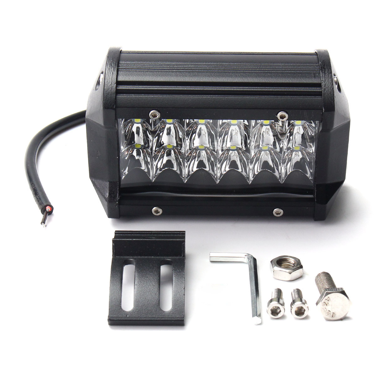 5-Inch-36W-LED-Work-Light-Bar-Spot-Beam-IP67-10-30V-Super-White-2PCS-for-Jeep-Off-Road-Truck-Boat-1414092