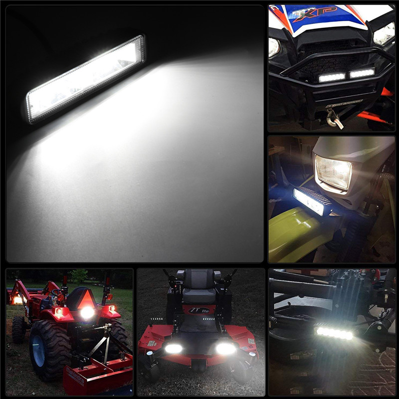 6-Inch-48W-16LED-Car-Work-Light-Flood-Beam-Bar-SUV-OffRoad-Driving-Fog-Lamp-White-1349846