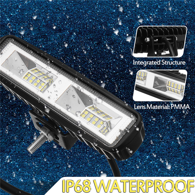 6-Inch-48W-16LED-Car-Work-Light-Flood-Beam-Bar-SUV-OffRoad-Driving-Fog-Lamp-White-1349846