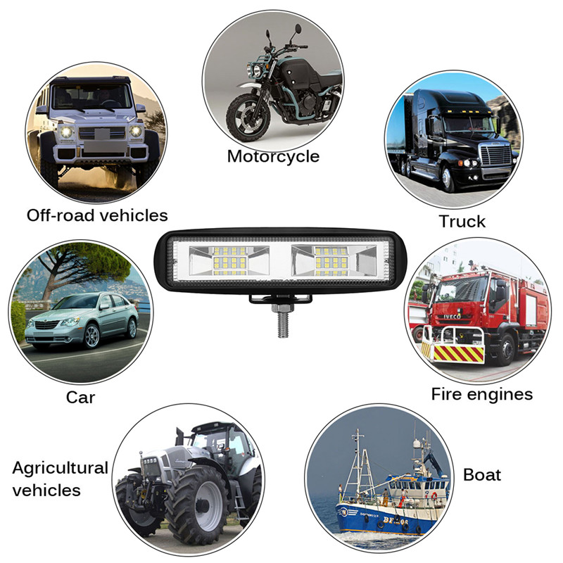6-Inch-48W-16LED-Car-Work-Light-Flood-Beam-Bar-SUV-OffRoad-Driving-Fog-Lamp-White-1349846