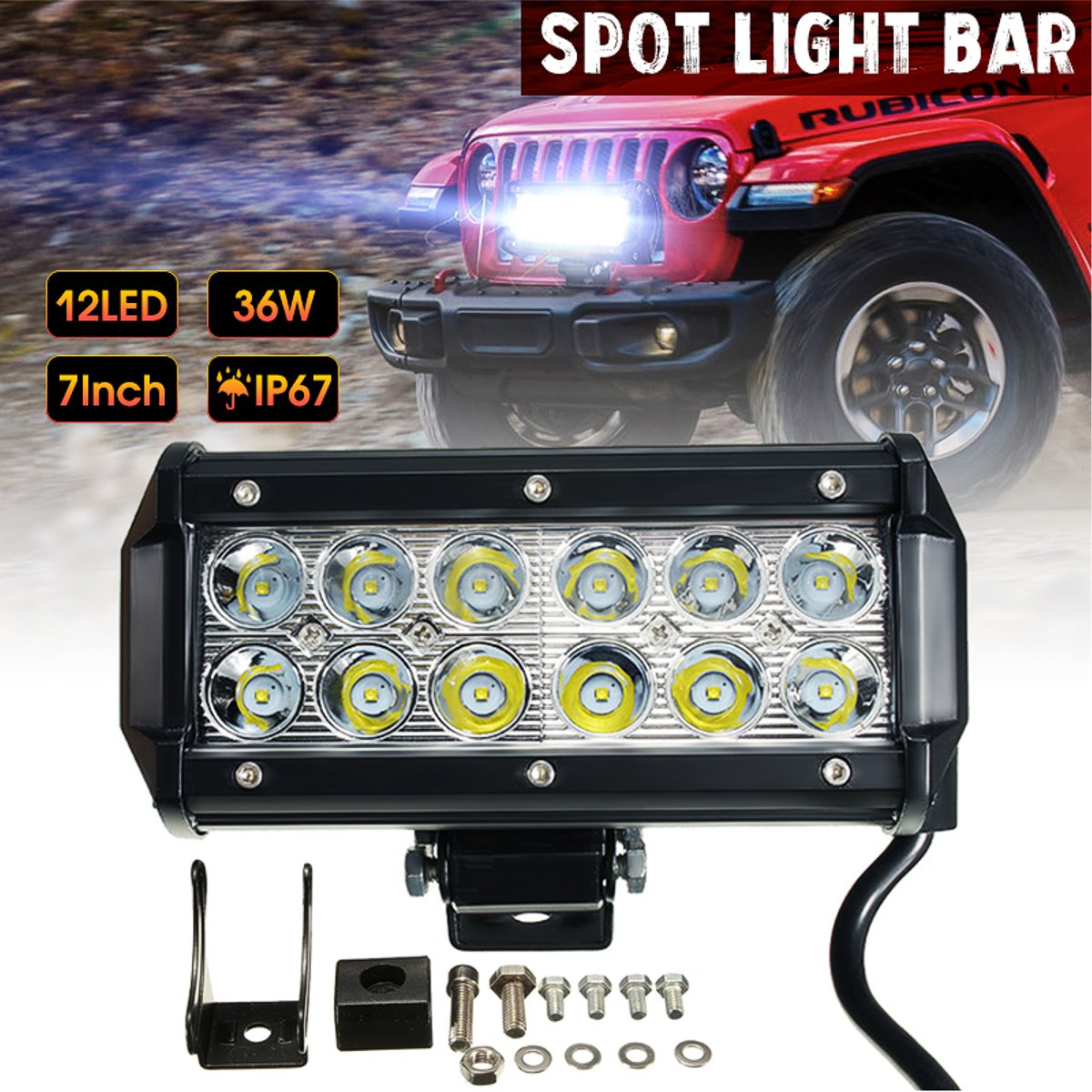 65Inch-LED-Work-Light-Bar-Spot-Beam-10-30V-36W-White-for-Off-Road-Ute-ATV-UTE-SUV-1015894