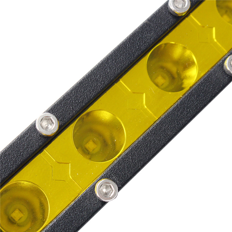 7-Inch-18W-LED-Work-Light-Bar-Spot-Beam-Driving-Lamp-Yellow-DC-12V-for-SUV-ATV-Boat-4WD-Off-Road-1375499