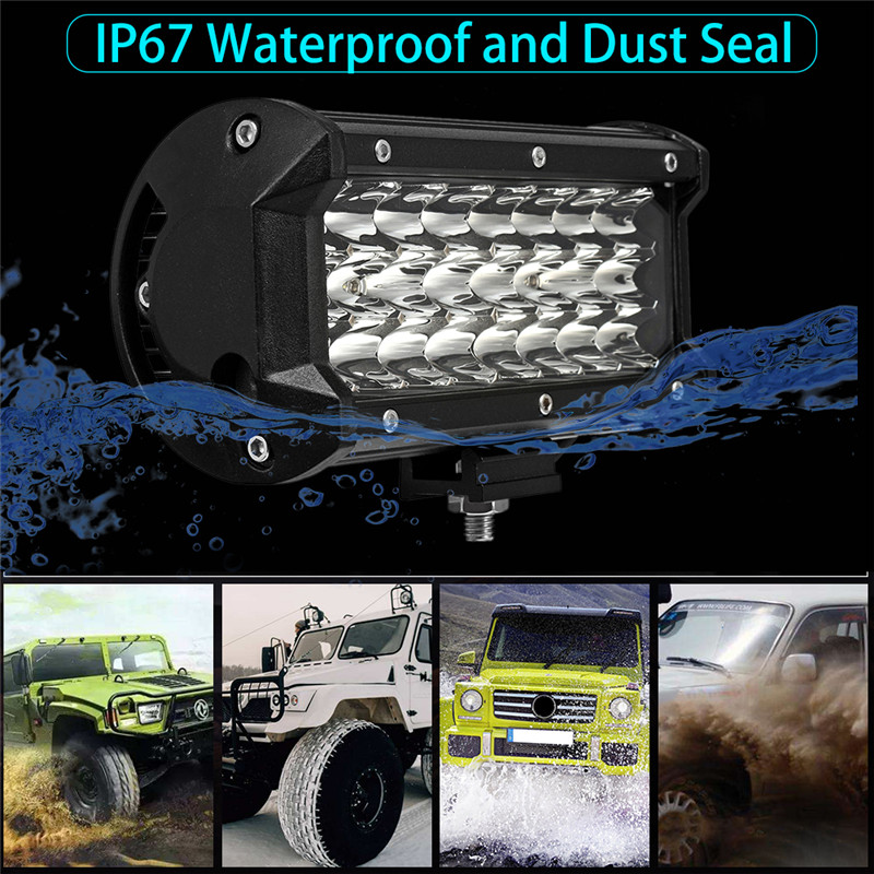 7-Inch-Spot-LED-Work-Light-Bar-Tri-Row-3030-72W-6000K-for-Offroad-4WD-SUV-1326849