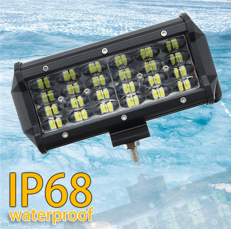 7Inch-72W-Four-Row-24LED-Work-Lights-Bar-Spot-Combo-Lamps-Bar-for-Offroad-4WD-SUV-Truck-1281441
