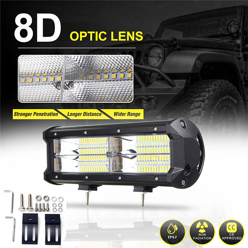 9Inch-144W-8D-LED-Work-Light-Bars-Flood-Spot-Combo-Beam-DC-10-30V-for-Off-Road-Truck-Trailer-1212894
