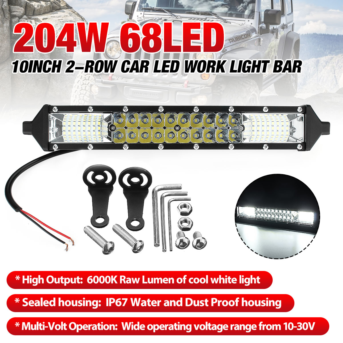 K02-10-Inch-204W-68LED-Work-Light-Bar-Waterproof-6000K-DC10-30V-Universal-For-Car-Home-1674872