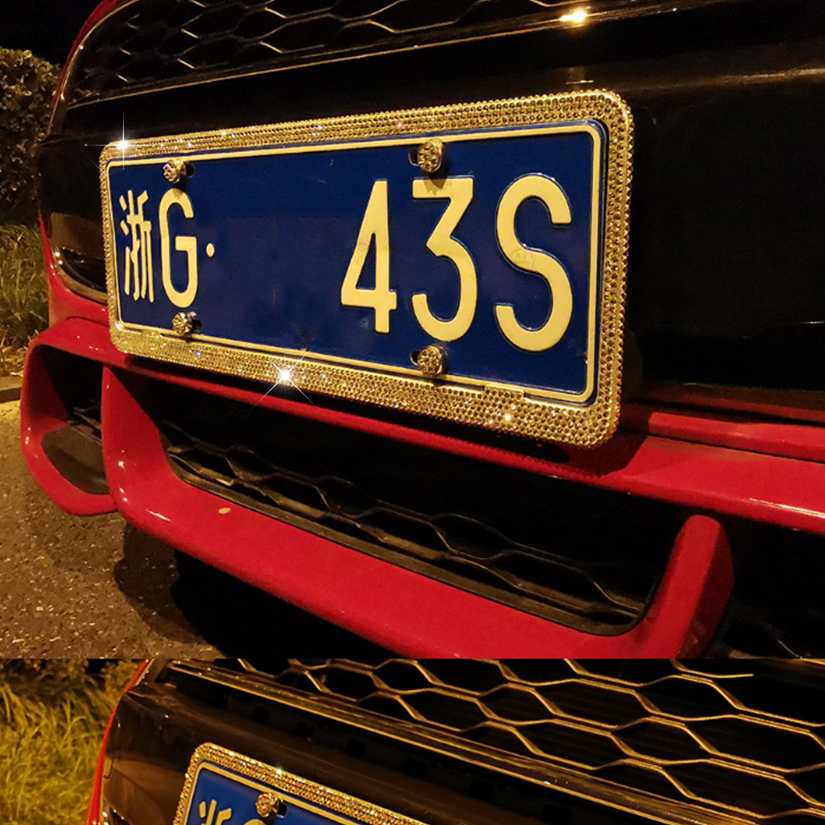 1PC-Russian-Car-Licence-Number-Plate-Frame--Crystal-Diamonds--European-License-Plate-Frame-1812918