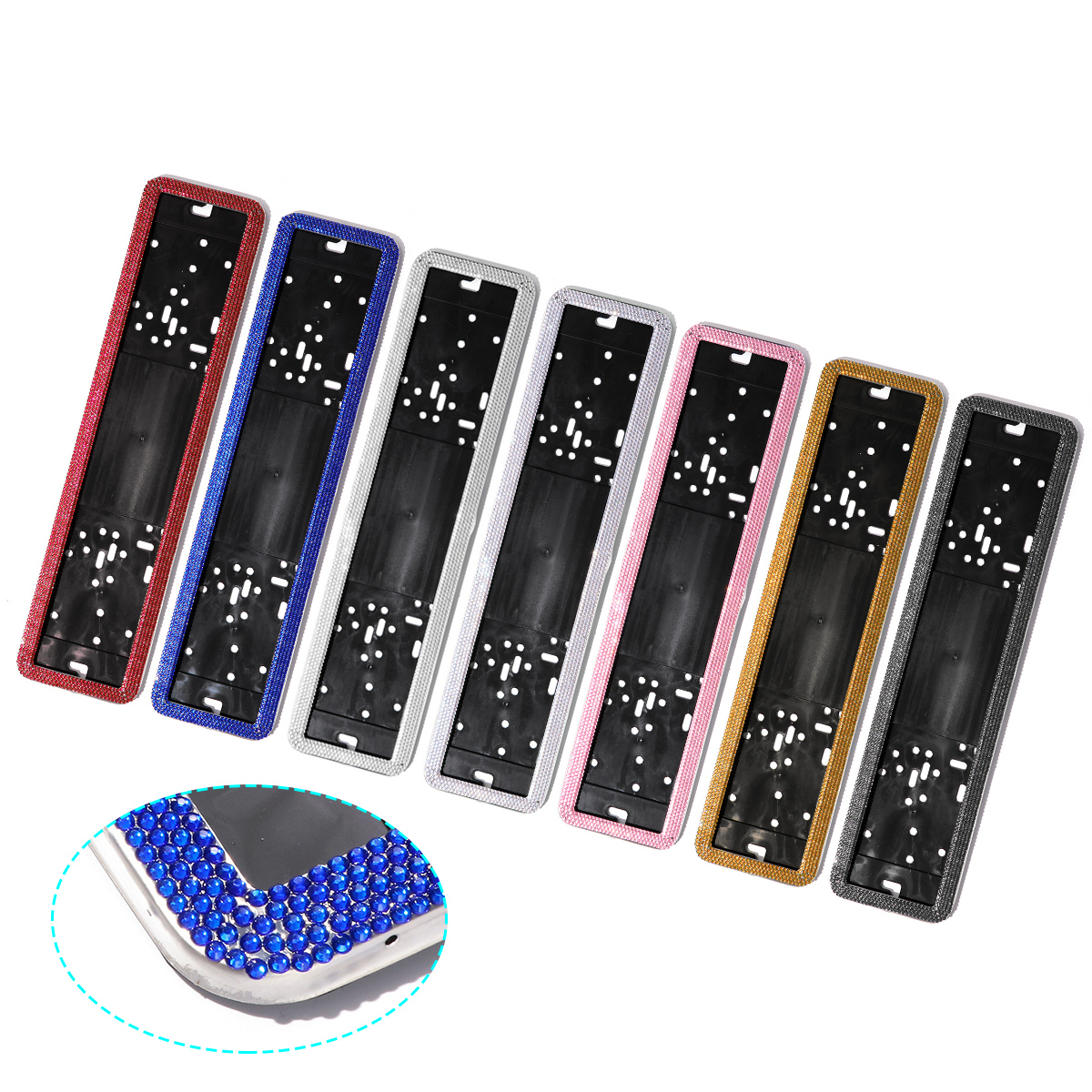 1PC-Russian-Car-Licence-Number-Plate-Frame--Crystal-Diamonds--European-License-Plate-Frame-1812918