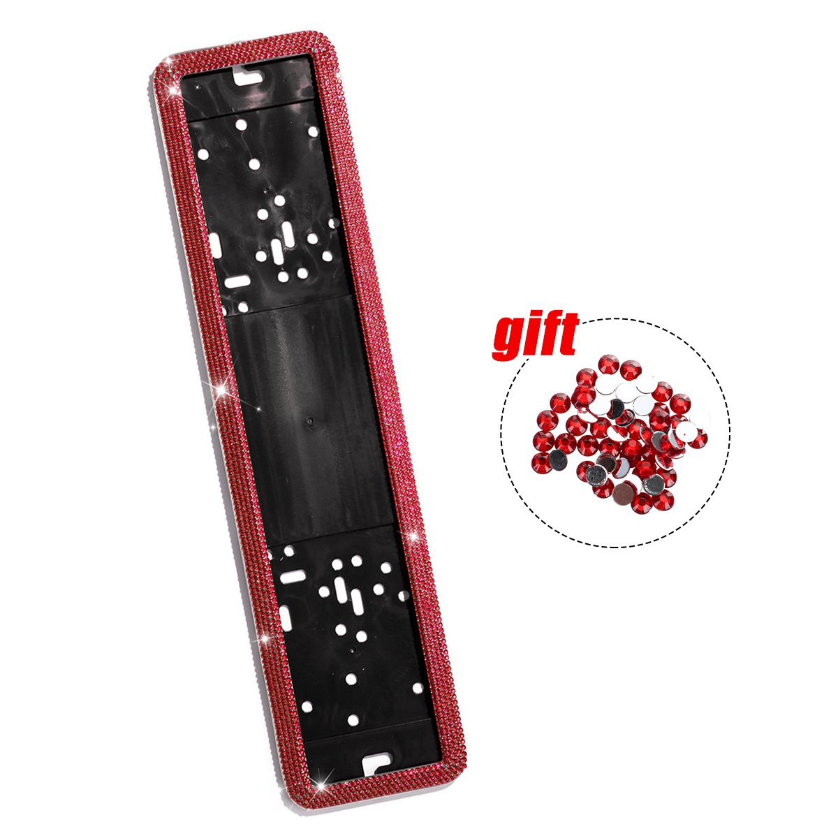 1PC-Russian-Car-Licence-Number-Plate-Frame--Crystal-Diamonds--European-License-Plate-Frame-1812918