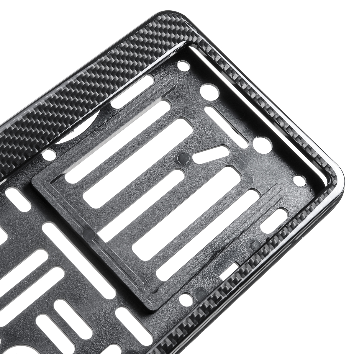 2PCS-Real-Carbon-Fiber-EuroUK-Car-Licence-Number-Plate-Surround-Holder-Frame-1783871