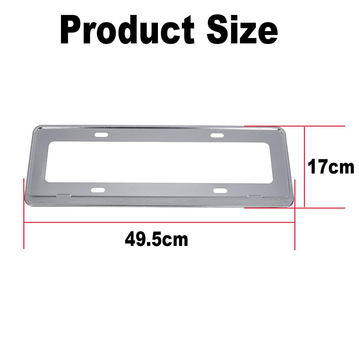 Aluminum-Alloy-Metal-License-Plate-Frame-Shield-Professional-For-Tesla-3SX-1812915