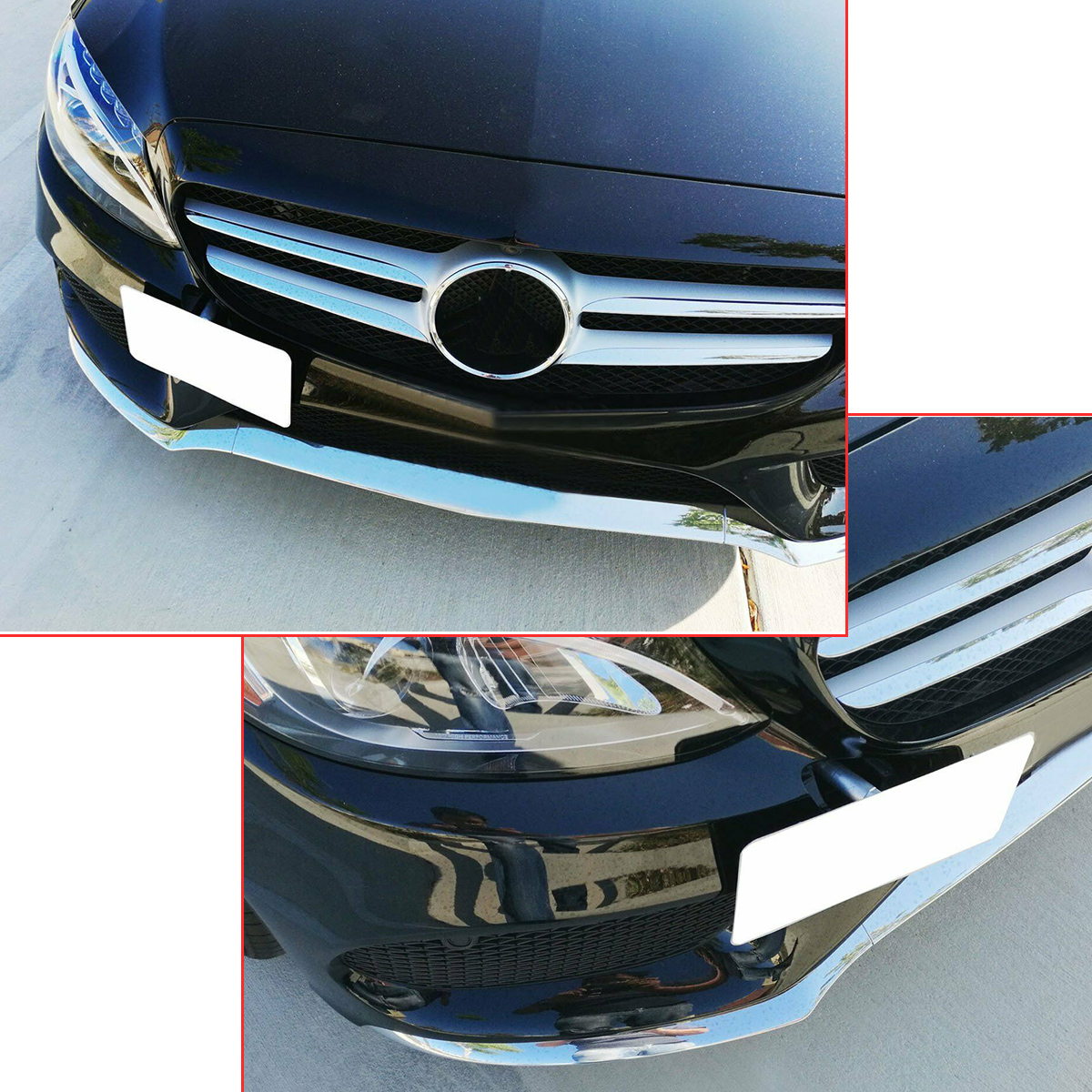 Car-Bumper-Tow-Hook-License-Plate-Frame-Mount-Bracket-For-Mercedes-Benz-C-E-S-CLS-CLK-Class-1570230