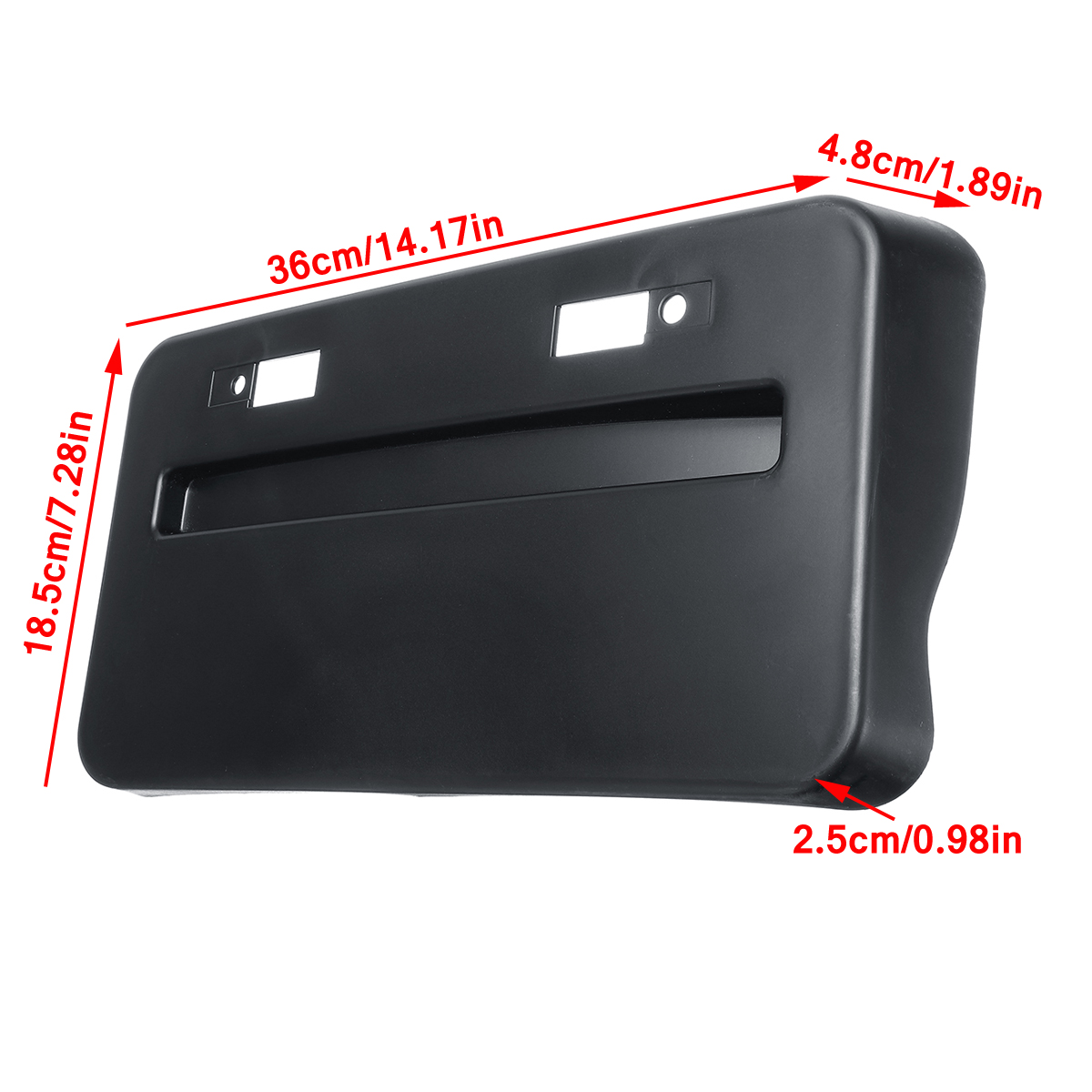 Front-Bumper-Side-Mount-License-Base-For-Mitsubishi-Lancer-GTS-EVO-X-2008-2018-1826909