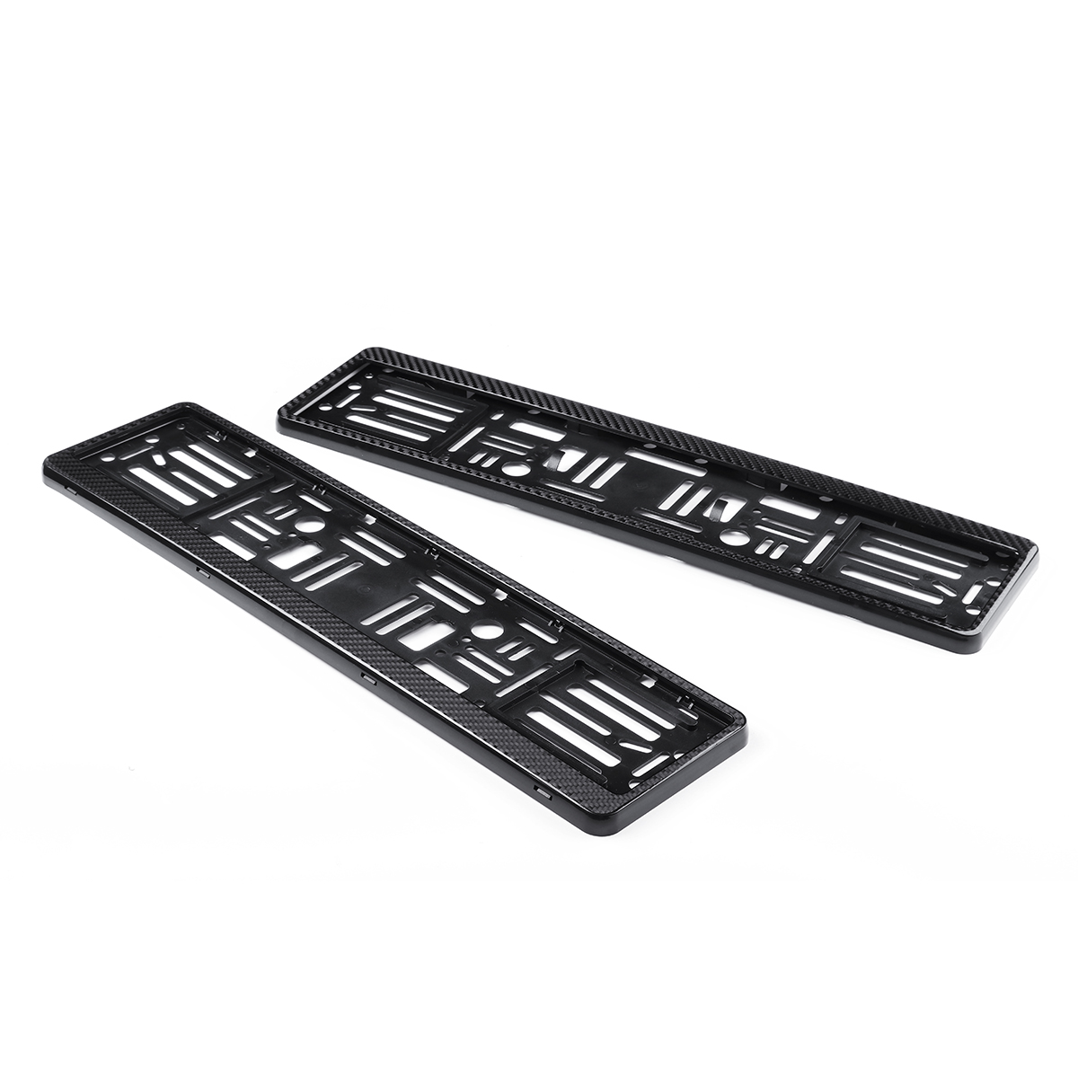 Real-Carbon-Fibre-Euro-License-Number-Plate-Surround-Holder-Frame-German-1783865