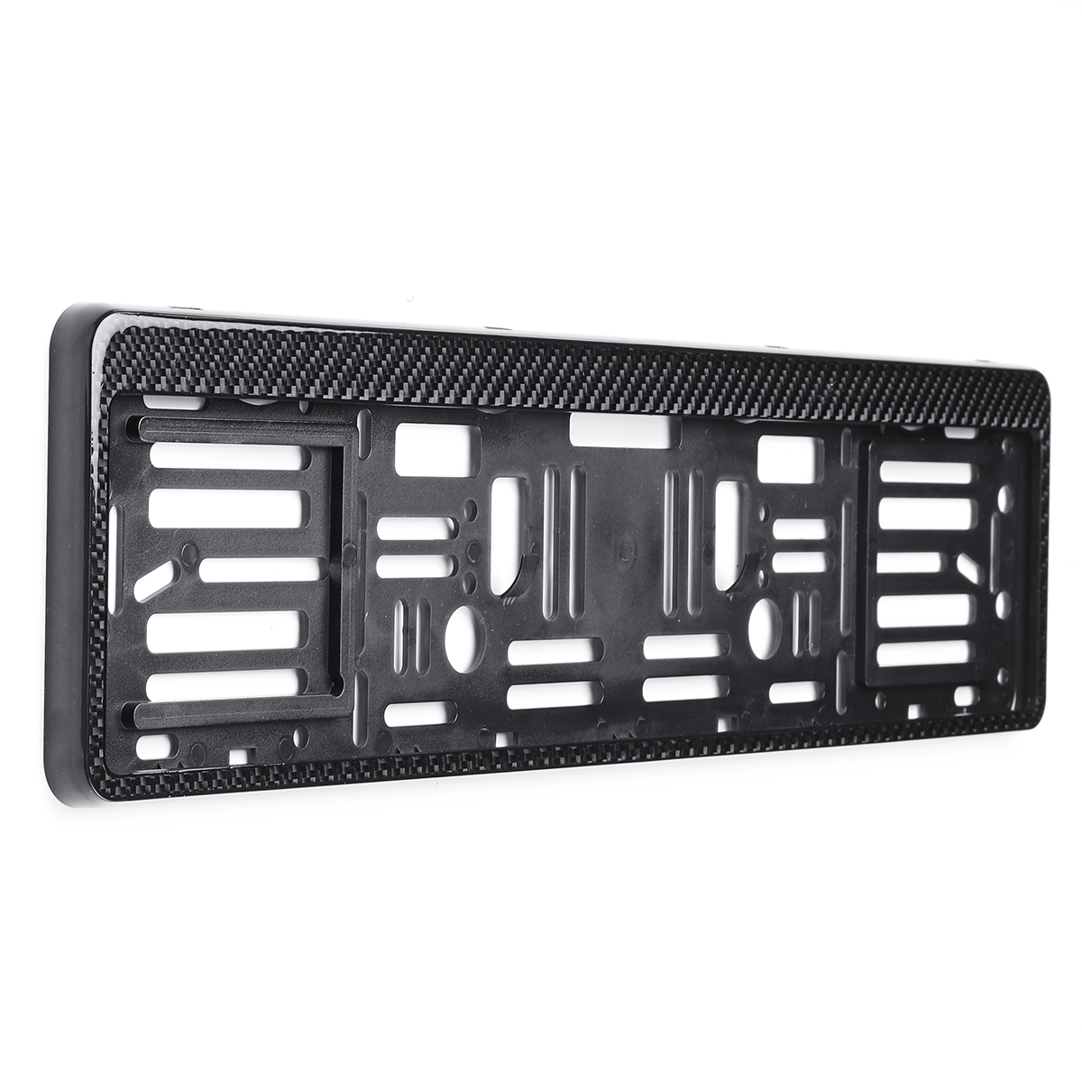 Real-Carbon-Fibre-Euro-License-Number-Plate-Surround-Holder-Frame-German-1783865