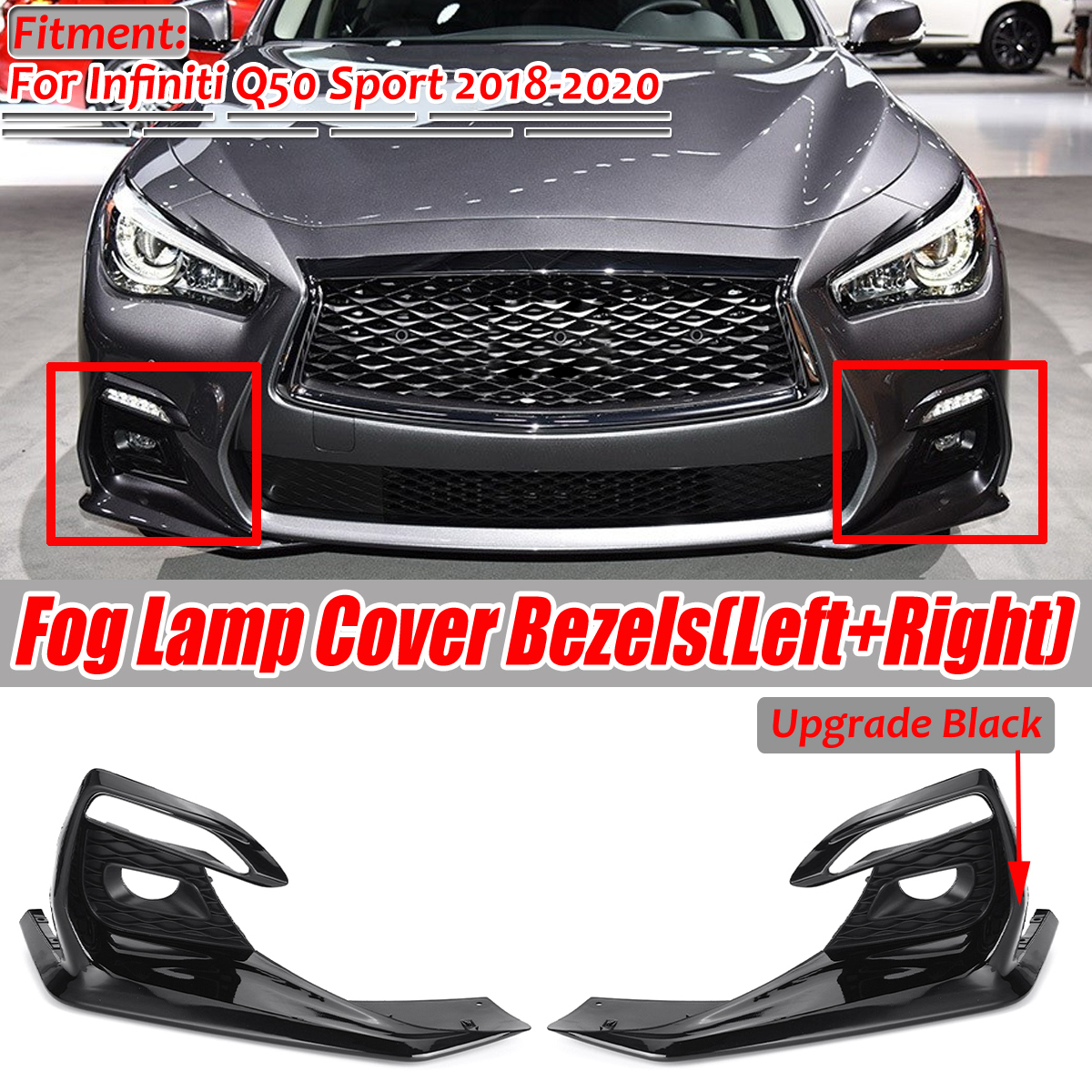 Gloss-Black-Fog-Light-Lamp-Bezel-Bumper-Cover-Cap-For-Infiniti-Q50-Sport-18-2020-1703715
