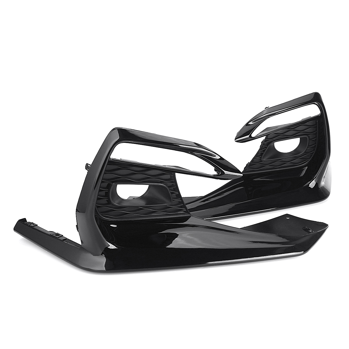 Gloss-Black-Fog-Light-Lamp-Bezel-Bumper-Cover-Cap-For-Infiniti-Q50-Sport-18-2020-1703715