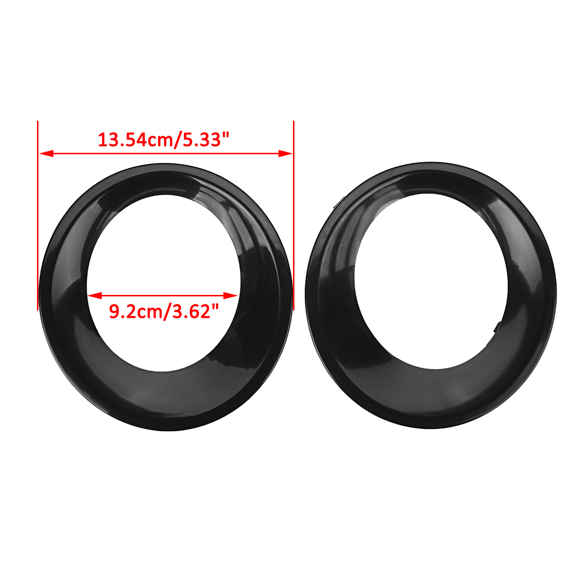 Left-Right-Primed-Black-Driving-Fog-Light-Cover-Trim-For-BMW-X3-E83-LCI-2007-2010-1739612