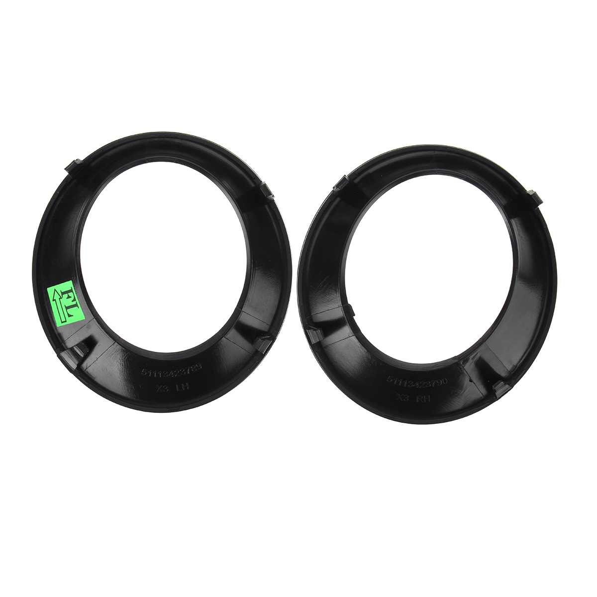 Left-Right-Primed-Black-Driving-Fog-Light-Cover-Trim-For-BMW-X3-E83-LCI-2007-2010-1739612