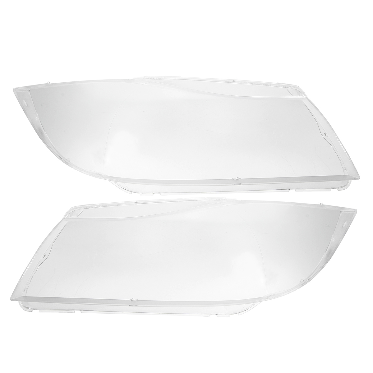 New-Pair-Front-Headlight-Headlamp-Clear-Lens-Plastic-Cover-For-BMW-E90E91-04-07-1806278