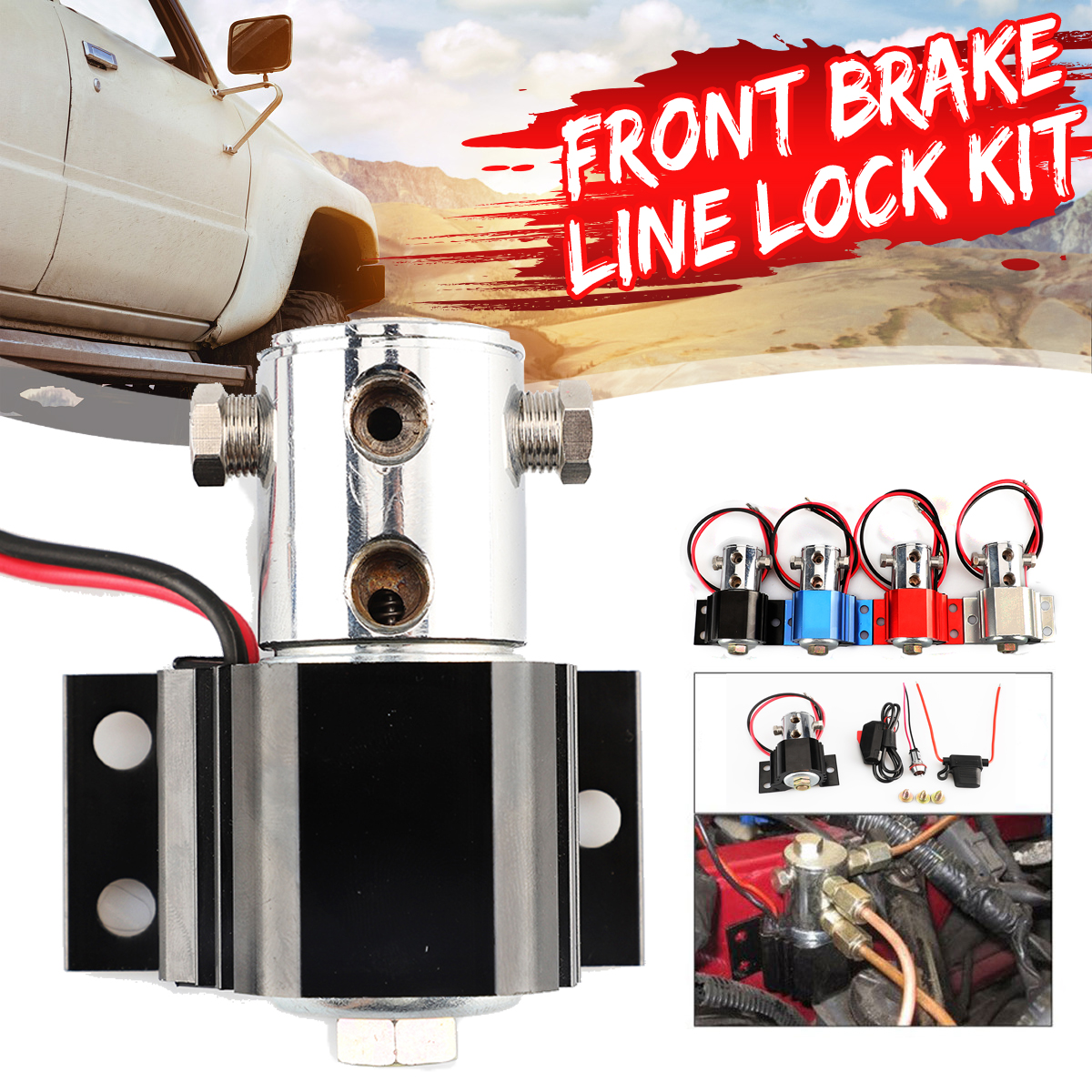 Front-Brake-Line-Lock-Heavy-Duty-Type-Brake-Lock-Roll-Control-Holder-Kit-Line-Hydraulic-Brake-Park-L-1819107