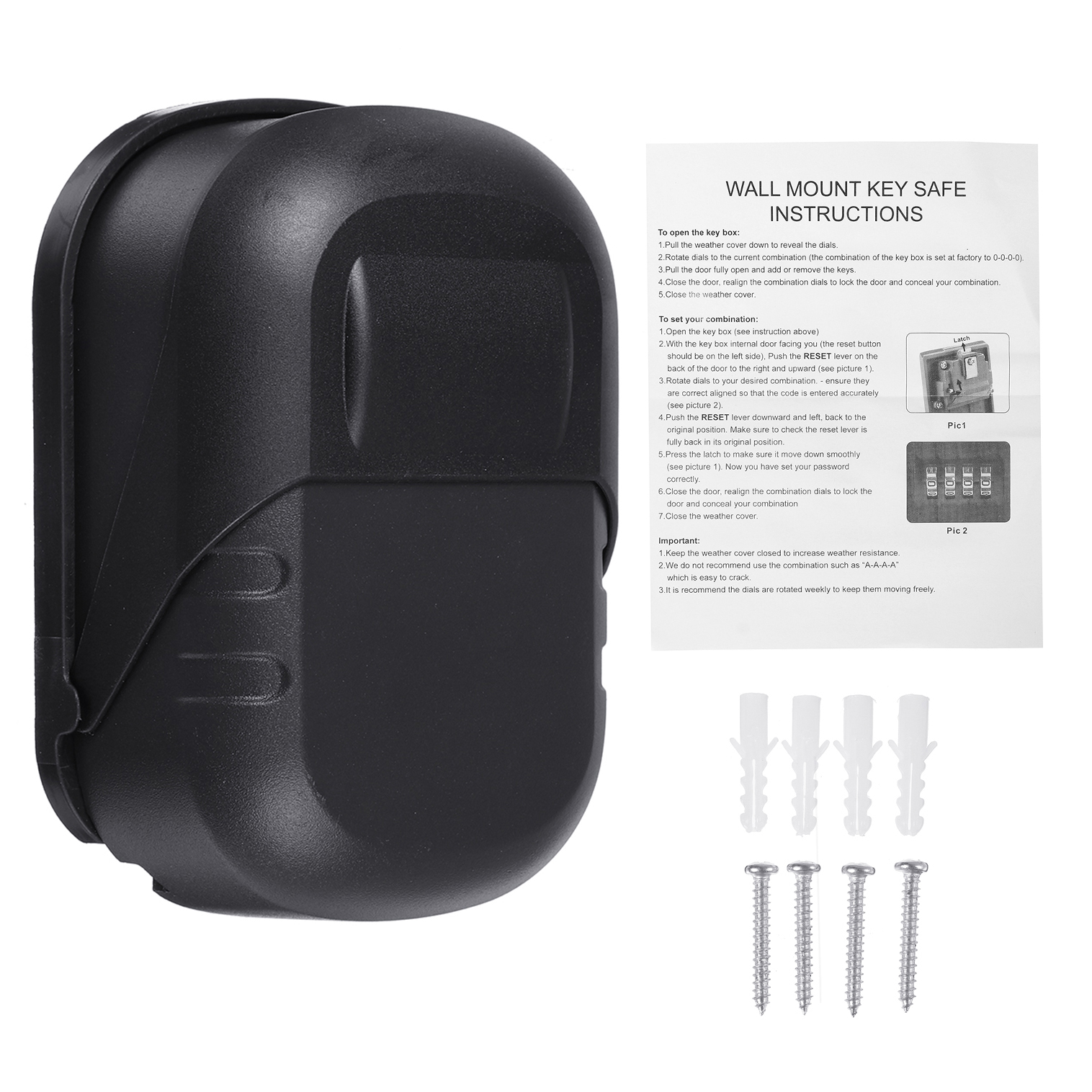 Key-Lock-Box-Wall-Mounted-Aluminum-Alloy-Key-Safe-Box-Weatherproof-Gray--Black-1813701