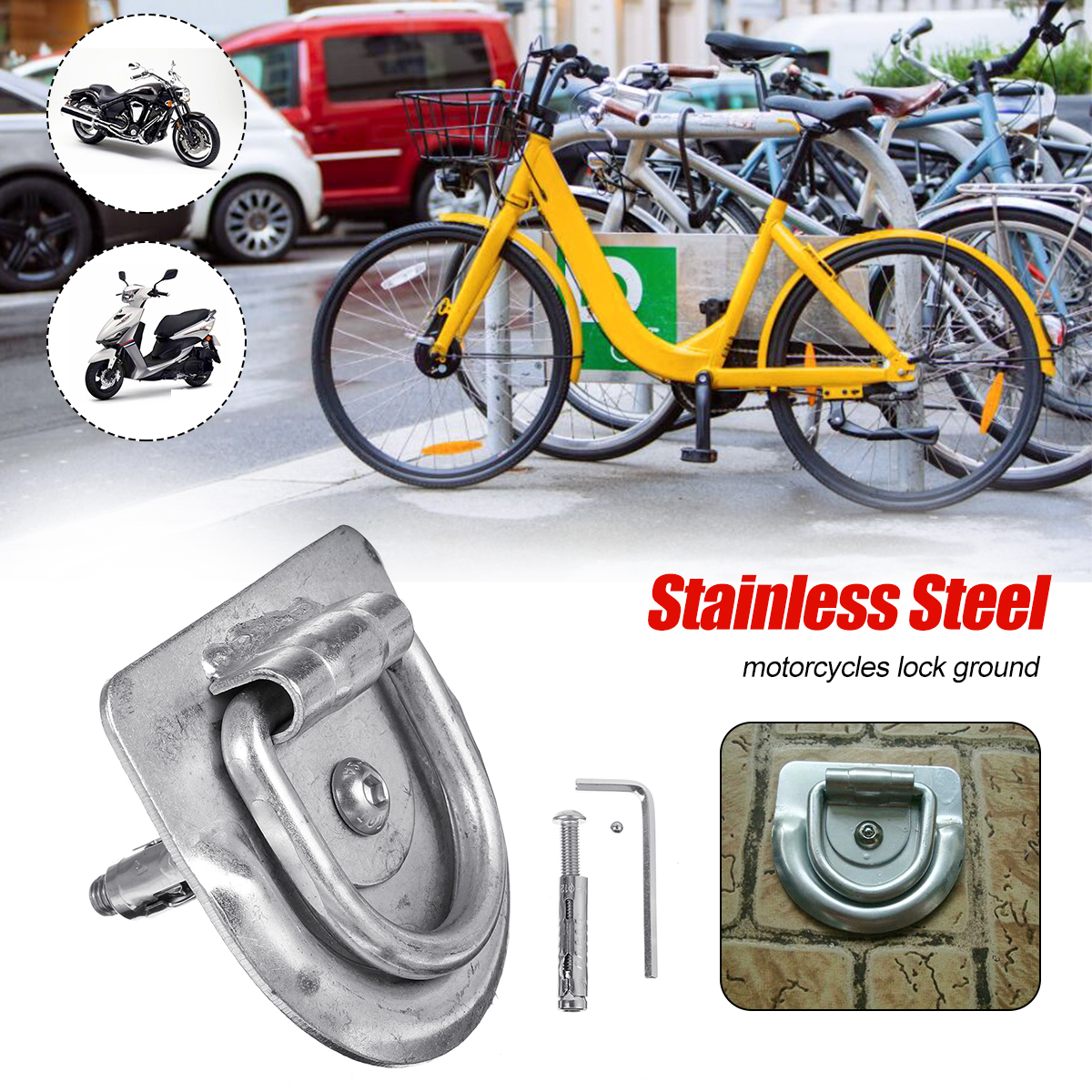 Motorcycle-Bicycle-Ground-Safety-Parking-Lock-Stainless-Steel-Scooter-1774338