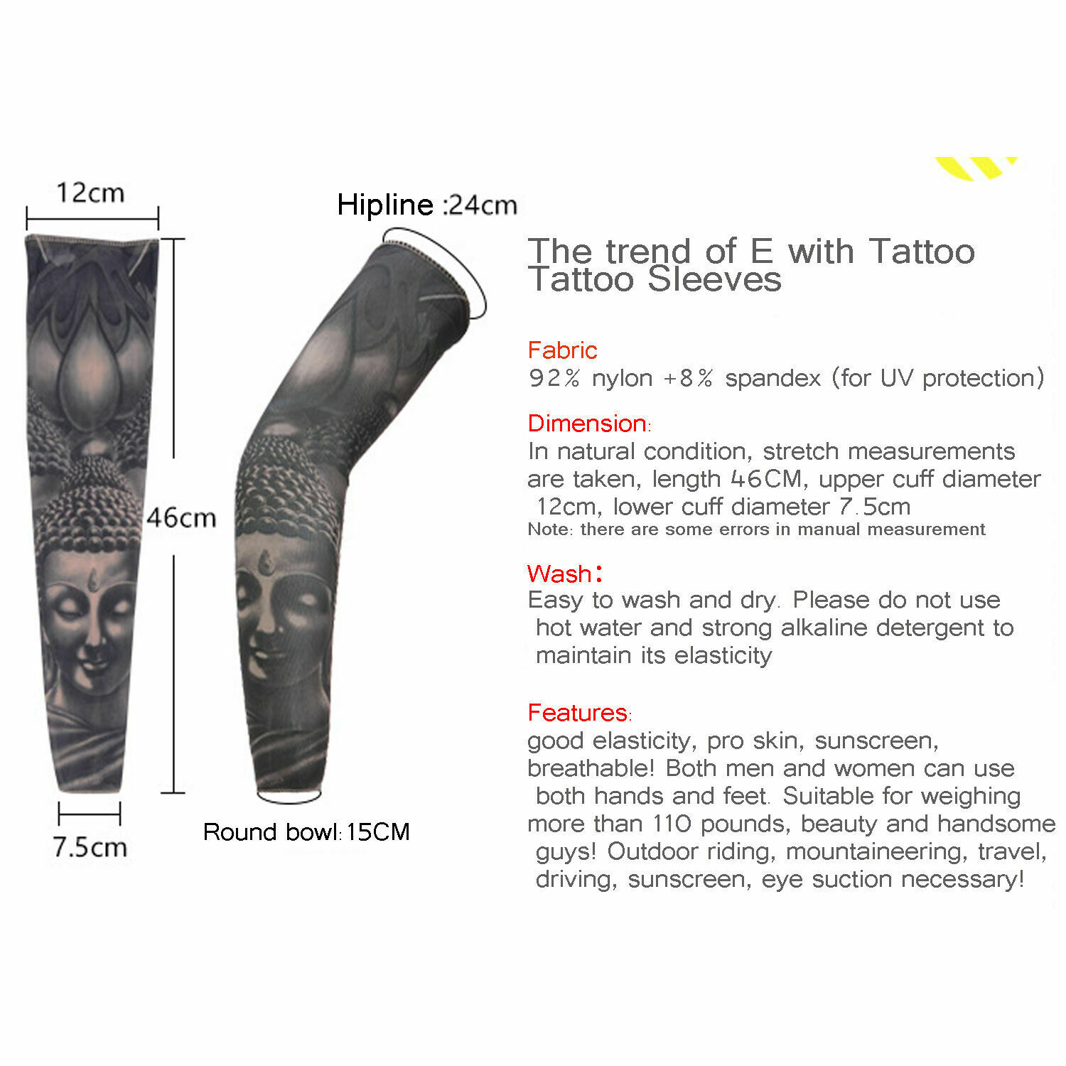 10pcs-Tattoo-Cooling-Arm-Sleeves-Cover-Motorcycle-Riding-Basketball-Golf-Sport-UV-Sun-Protection-1686913