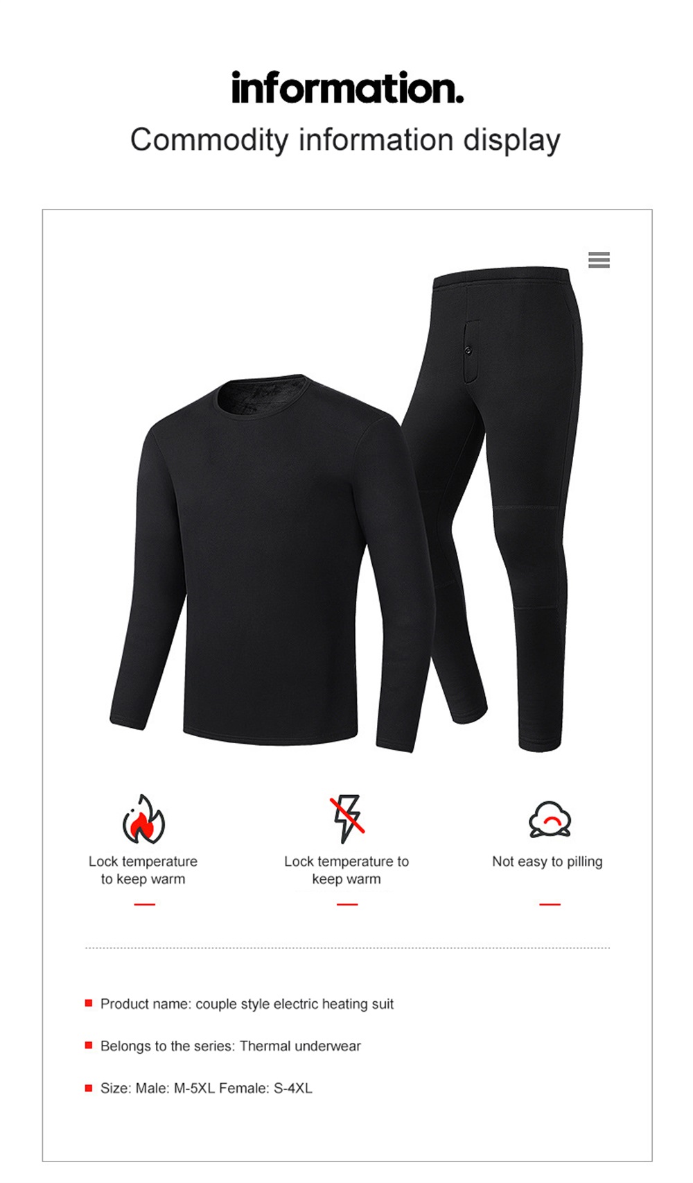 30-50-86-122-Men-Women-Electric-Heated-Underclothes-Set-Shirt--Trouser-Velvet-Lined-Underwear-Winter-1793469