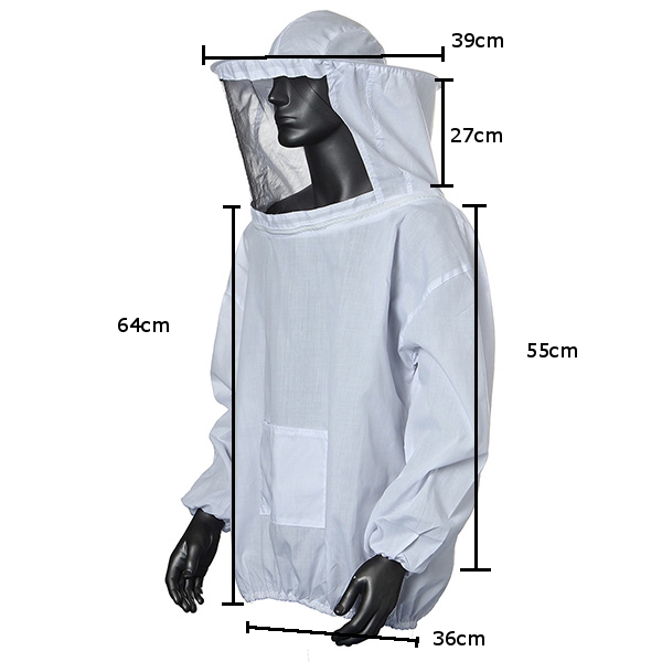 Beekeeping-Suit-Jacket-Veil-and-Bee-Hat-Dress-Smock-Equip-Protection-978619