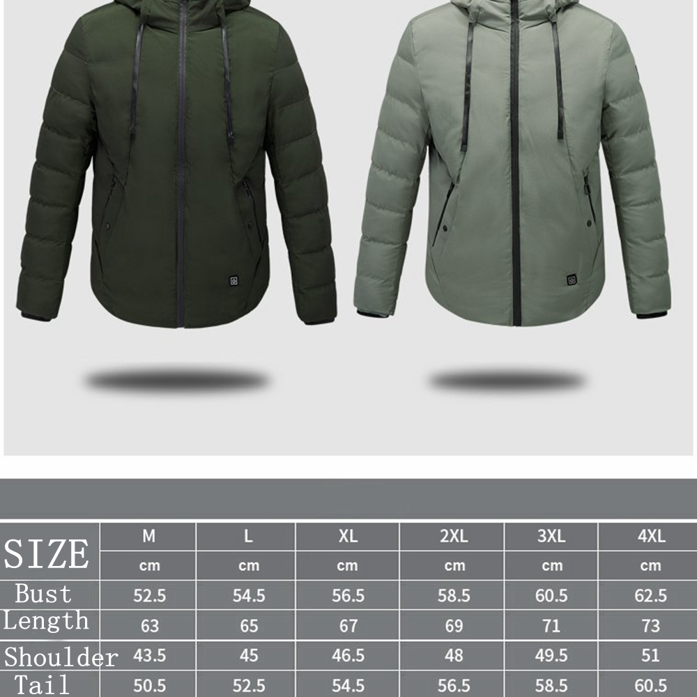 Electric-USB-Heated-Warm-Back-Cervical-Spine-Hooded-Winter-Wadded-Jacket-Motorcycle-Skiing-Riding-Co-1586673