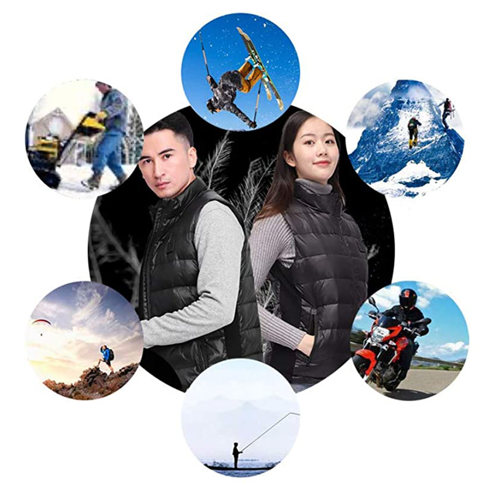 MIDIAN-13-Heating-Pads-Electric-Heated-Vest-90-White-Duck-Down-Men-Women-For-Skiing-Skating-Mountain-1807426