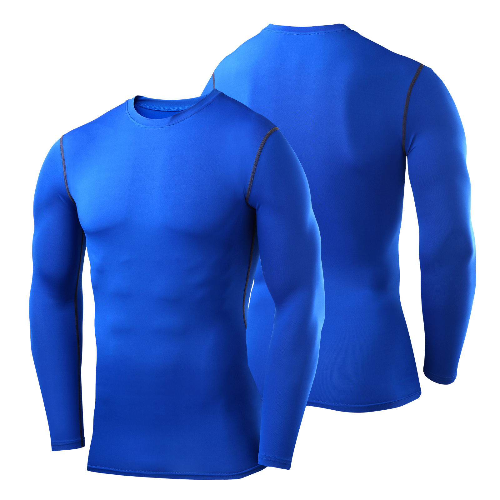 Mens-Riding-Sports-Gear-GYM-Wear-Under-Base-Layer-Long-Sleeve-T-Shirt-969136