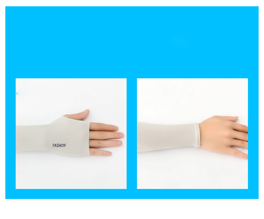 Motorcycle-Ice-Fabric-Cycling-Arm-Warmers-Sleeves-Summer-Sports-UV-Protector-1456553