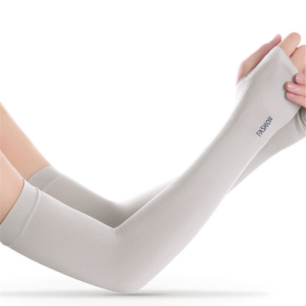 Motorcycle-Ice-Fabric-Cycling-Arm-Warmers-Sleeves-Summer-Sports-UV-Protector-1456553